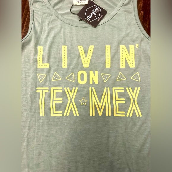 NWT! Livin’ On Tex-Mex Tank Top (Large) - Picture 3 of 5